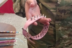 FORT MEADE JUNE 2017 - DOG COLLAR WITH SPIKES