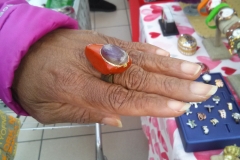 Nikus Ring with Agate & Amethyst Nikus Ring with Agate & Amethyst