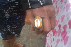 Nikus Turquoise Ring with Shell Nikus Turquoise Ring with Shell