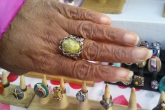 Nikus Antique Silver Ring with Turquoise Nikus Antique Silver Ring with Turquoise